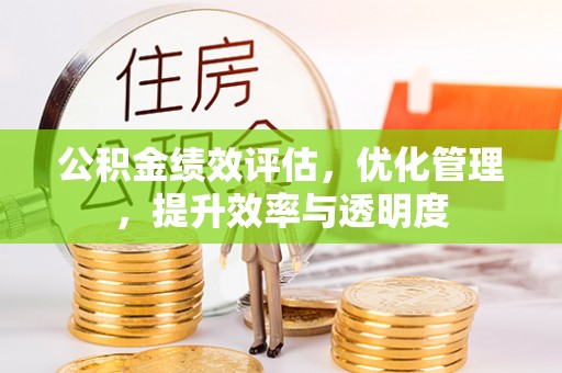 水林公积金绩效评估，优化管理，提升效率与透明度