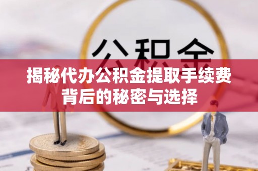 水林揭秘代办公积金提取手续费背后的秘密与选择