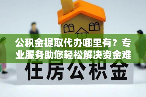 水林公积金提取代办哪里有？专业服务助您轻松解决资金难题