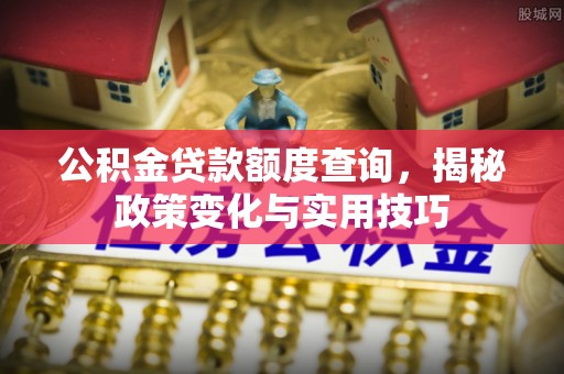 水林公积金贷款额度查询，揭秘政策变化与实用技巧